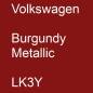 Preview: Volkswagen, Burgundy Metallic, LK3Y.